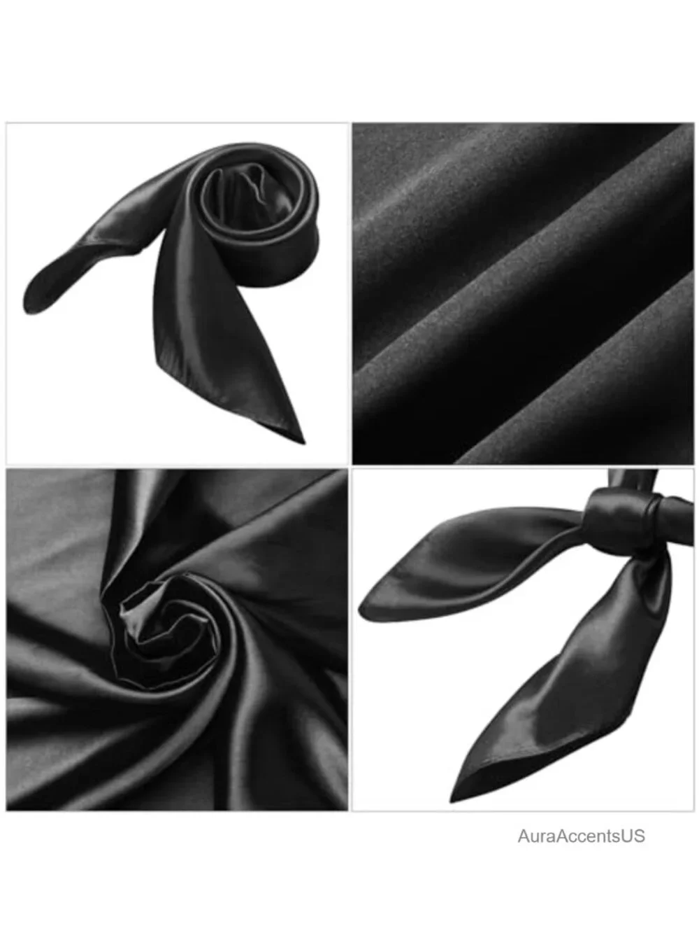 Satin Scarf 23.6'' Square Head Bandana Halloween Costume Accessory